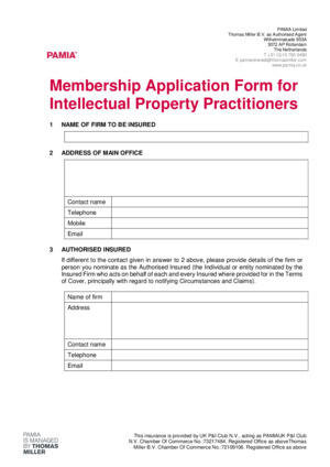 Membership Application Form (EU)